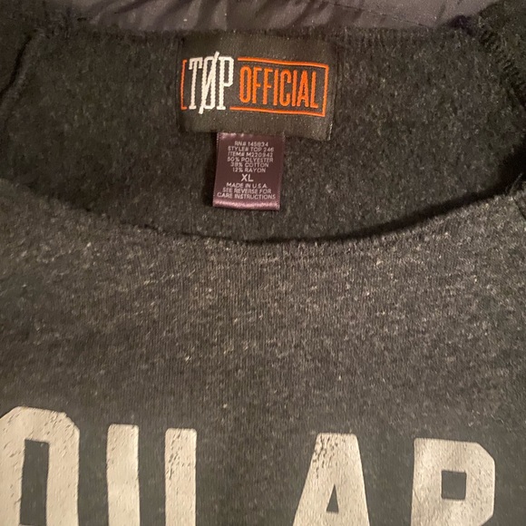 Twenty One Pilots TØP Lot | Cropped jersey | Sweatshirt | Cross Body Bag - Picture 3 of 10